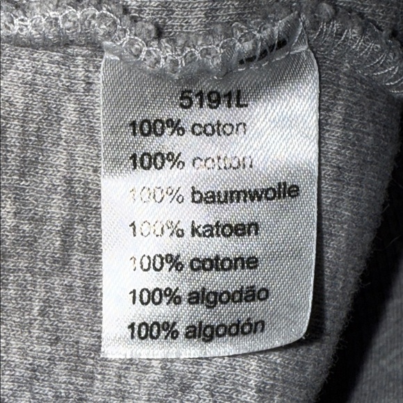 Lacoste Grey Quarter Zip Sweatshirt SZ XL - Picture 8 of 8